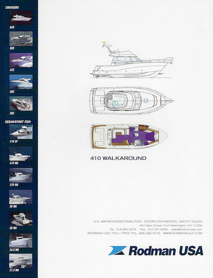 Rodman 410 Walkaround Specification Brochure