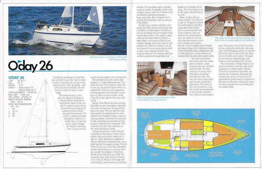 O'Day 26 Brochure