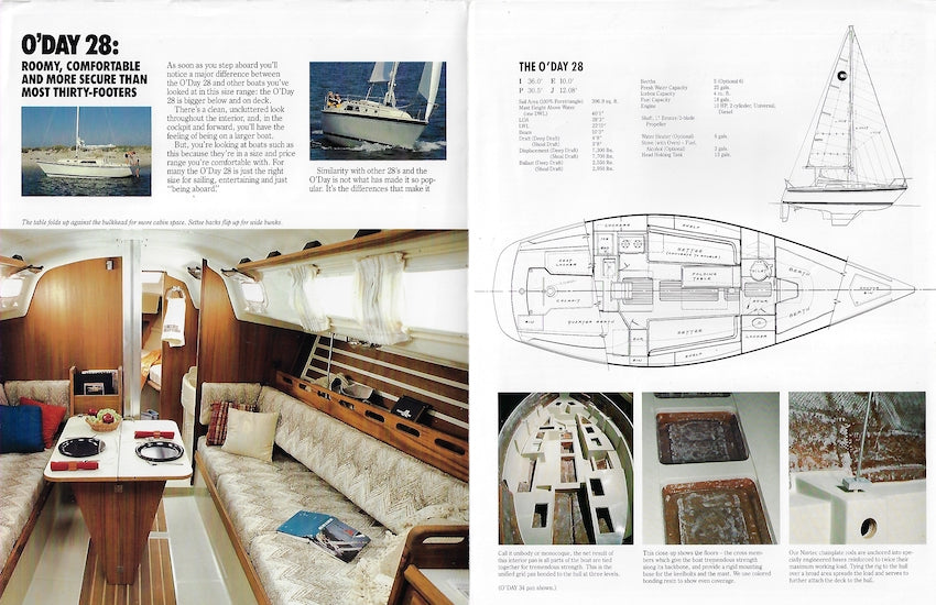 O'Day 28 Mark II Brochure
