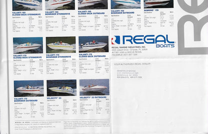 Regal 1992 Poster Brochure