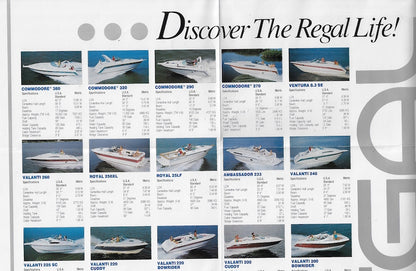 Regal 1992 Poster Brochure