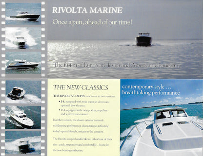Rivolta Jet Coupe J4 and Coupe P4 Brochure