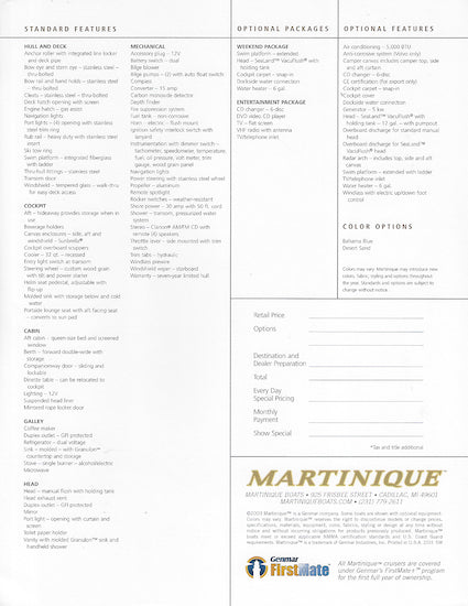 Martinique 2400 Brochure