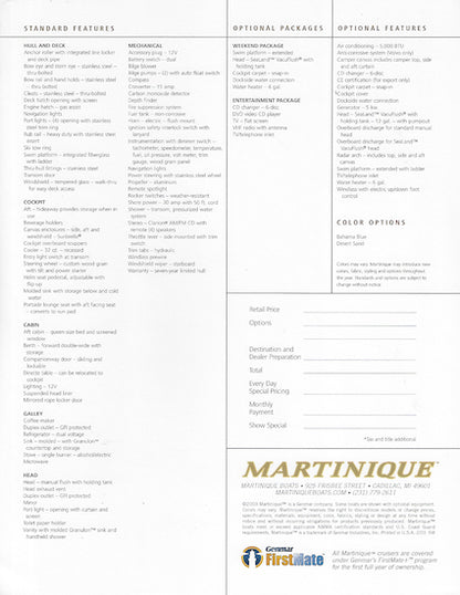 Martinique 2400 Brochure