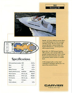 Carver 380 Santego Specification Brochure