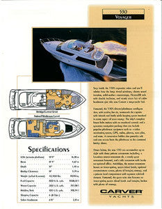 Carver 530 Voyageur Specification Brochure