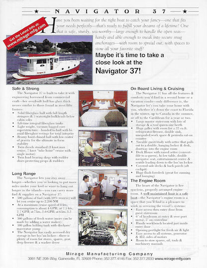 Mirage Navigator 37 Brochure