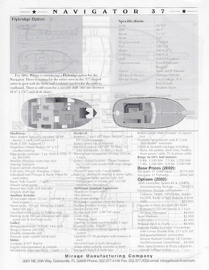 Mirage Navigator 37 Brochure