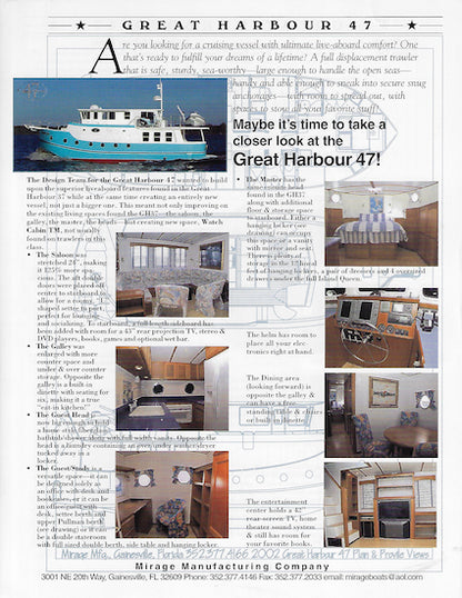 Mirage Great Harbour 47 Brochure