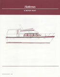 Hatteras 43 Motor Yacht Specification Brochure