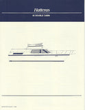 Hatteras 41 Double Cabin Motor Yacht Specification Brochure
