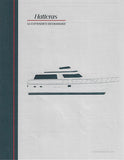 Hatteras 54 Extended Deckhouse Motor Yacht Specification Brochure