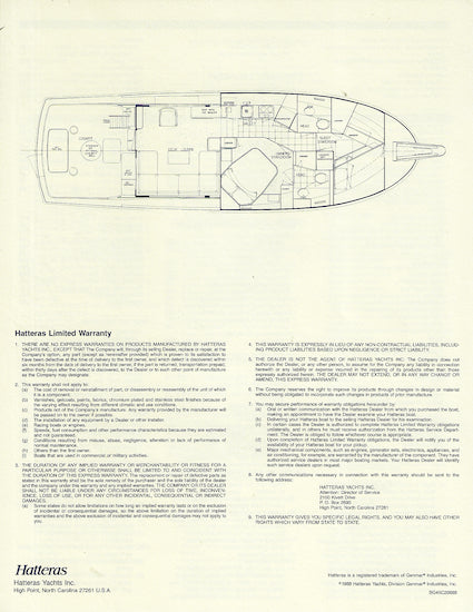 Hatteras 45 Convertible Specification Brochure – SailInfo I ...