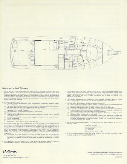 Hatteras 48 Convertible Specification Brochure – SailInfo I ...