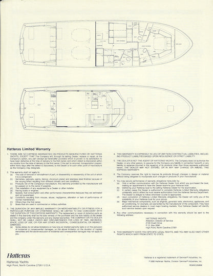 Hatteras 65 Convertible Specification Brochure – SailInfo I ...