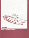 Hatteras 61 Cockpit Motor Yacht Specification Brochure