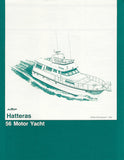 Hatteras 56 Motor Yacht Specification Brochure