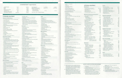 Hatteras 61 Motor Yacht Specification Brochure