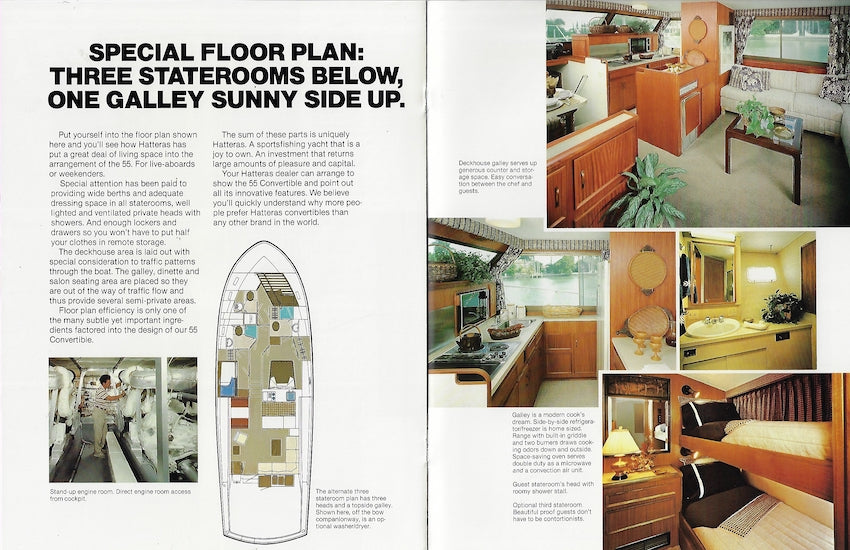 Hatteras 55 Convertible Brochure – SailInfo I boatbrochure.com