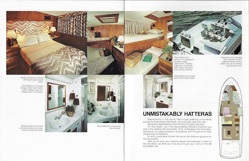 Hatteras 60 Convertible Brochure – SailInfo I boatbrochure.com