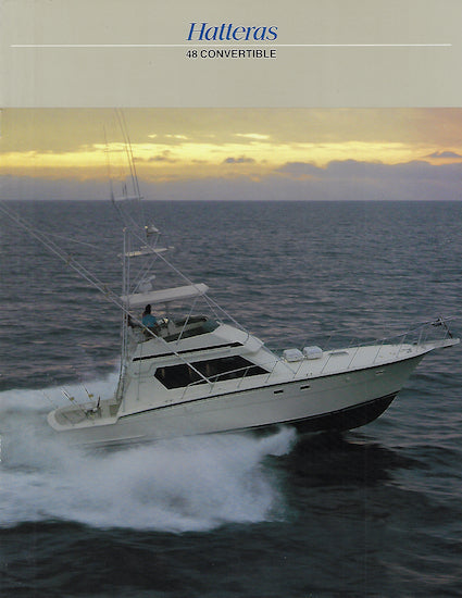 Hatteras 48 Convertible Brochure