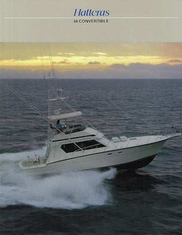 Hatteras 48 Convertible Brochure