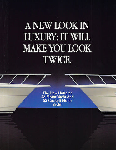 Hatteras 48 Motor Yacht & 52 Cockpit Motor Yacht Release Brochure