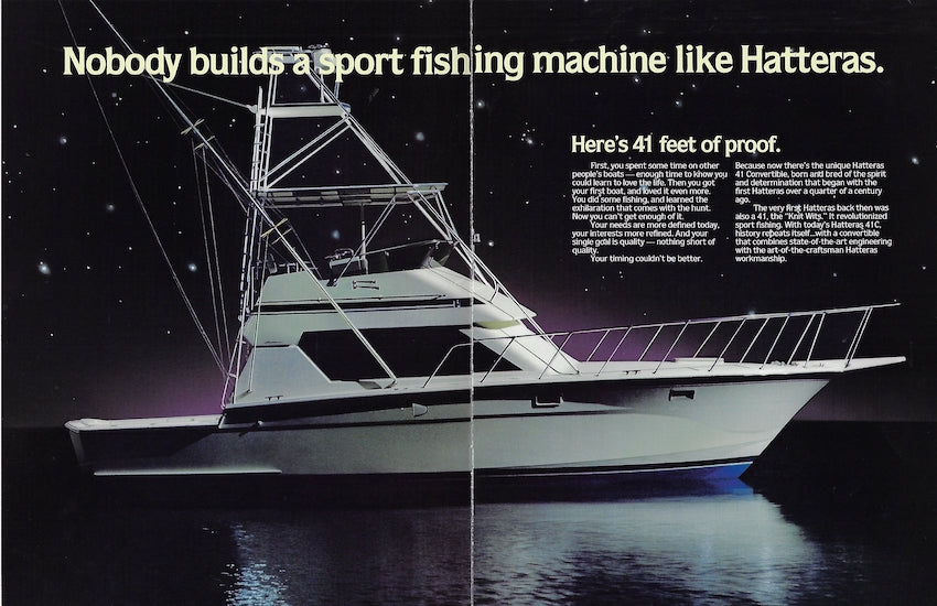 Hatteras 41 Convertible Brochure
