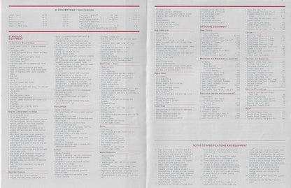 Hatteras 45 Convertible Specification Brochure