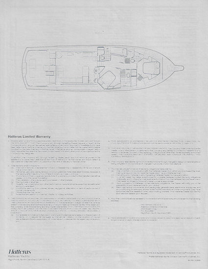 Hatteras 58 Convertible Specification Brochure – SailInfo I ...