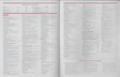 Hatteras 60 Motor Yacht Specification Brochure