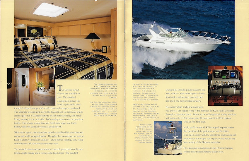 Hatteras 43 Sport Express Brochure