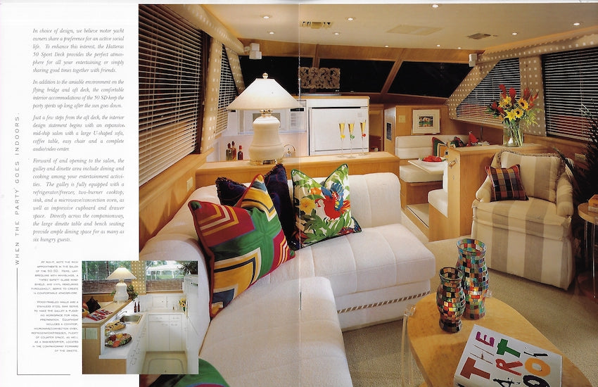 Hatteras 50 Sport Deck Motor Yacht Brochure