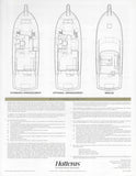 Hatteras 43 Convertible Specification Brochure