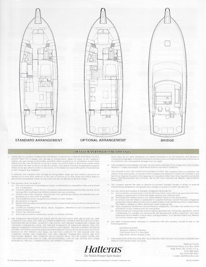 Hatteras 50 Convertible Specification Brochure – SailInfo I ...