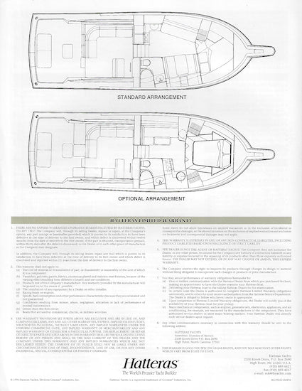 Hatteras 39 Sport Express Specification Brochure – SailInfo I ...