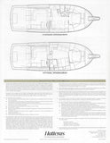 Hatteras 43 Sport Express Specification Brochure