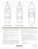 Hatteras 50 Sport Deck Motor Yacht Specification Brochure