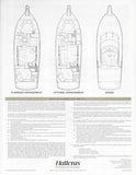 Hatteras 48 Cockpit Motor Yacht Specification Brochure