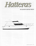 Hatteras 48 Cockpit Motor Yacht Specification Brochure