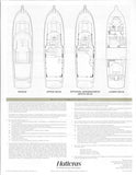Hatteras 70 Cockpit Motor Yacht Specification Brochure