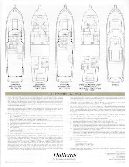 Hatteras 70 Motor Yacht Specification Brochure – SailInfo I ...