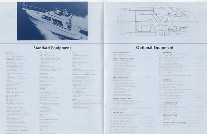 Tollycraft 34 Sport Sedan Specification Brochure
