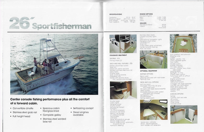 Robalo 1980 Brochure