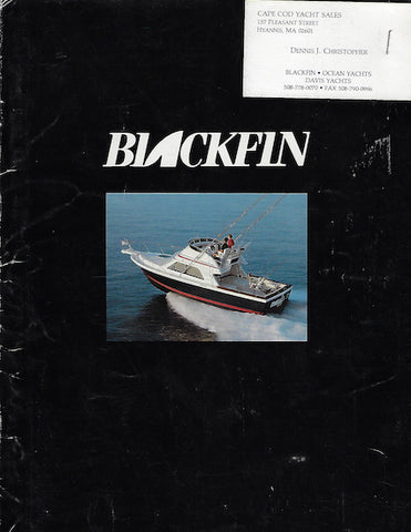 Blackfin 1991 Brochure