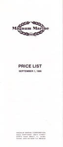 Magnum 1987 Price List