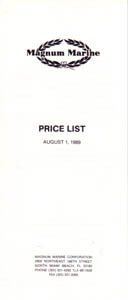 Magnum 1990 Price List