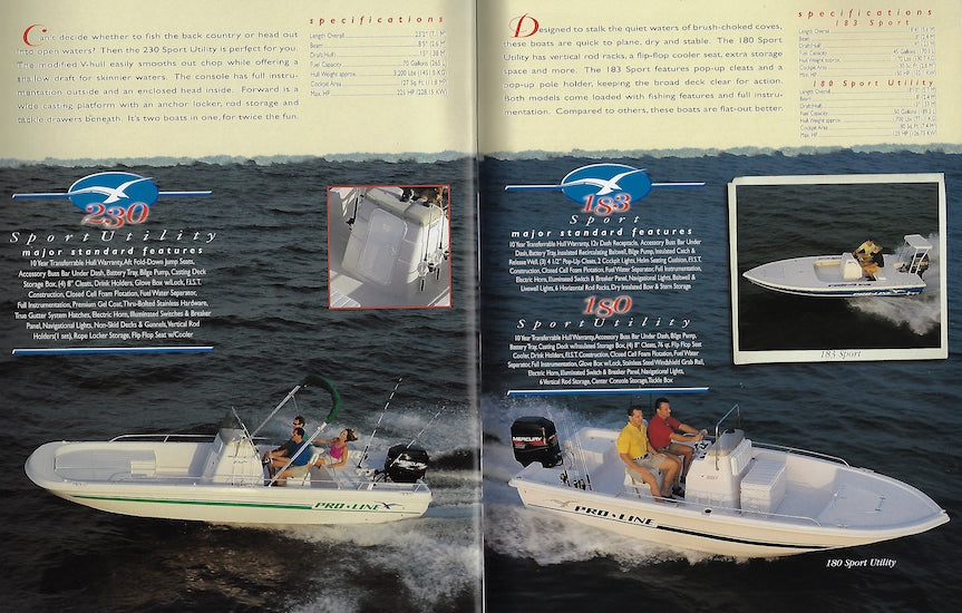 Pro Line 1999 Brochure