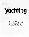 Magnum 63 Yachting Magazine Reprint Brochure