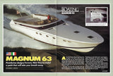 Magnum 63 Boating Magazine Reprint Brochure